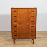 Mid-century teak dresser, Denmark, 1960s