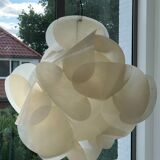 Enrico Botta Fiberglass Ceiling Lamp for Sundown, 1968