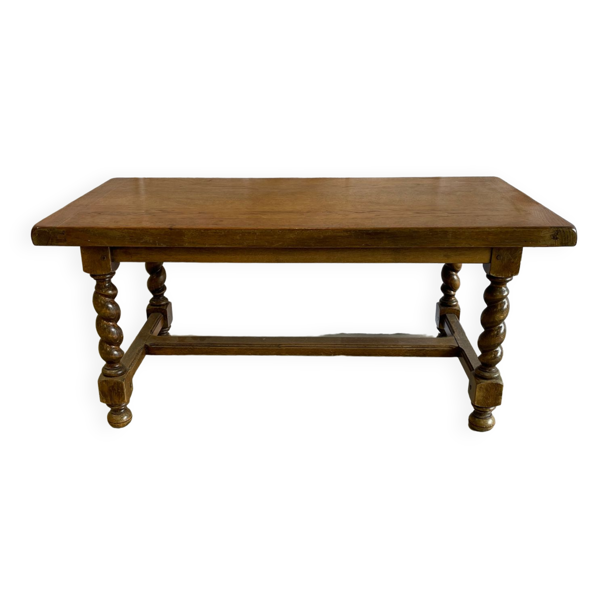 Solid wood coffee table Louis XIII style