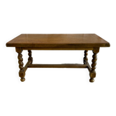 Solid wood coffee table Louis XIII style