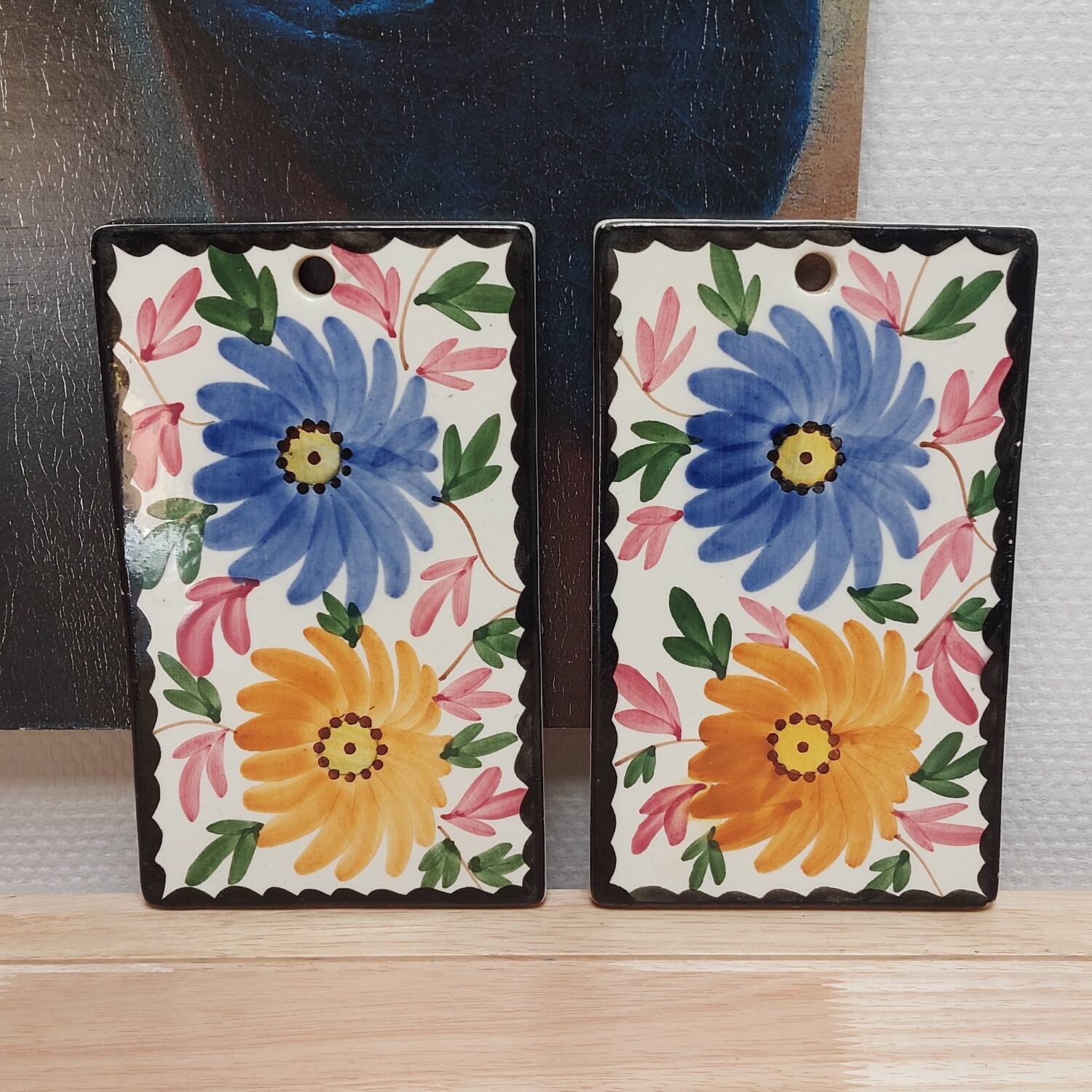 Set of 2 ceramic spread boards