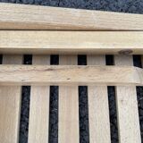 Vintage wooden folding stool