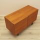Danish teak cabinet with adjustable shelves, 1960s