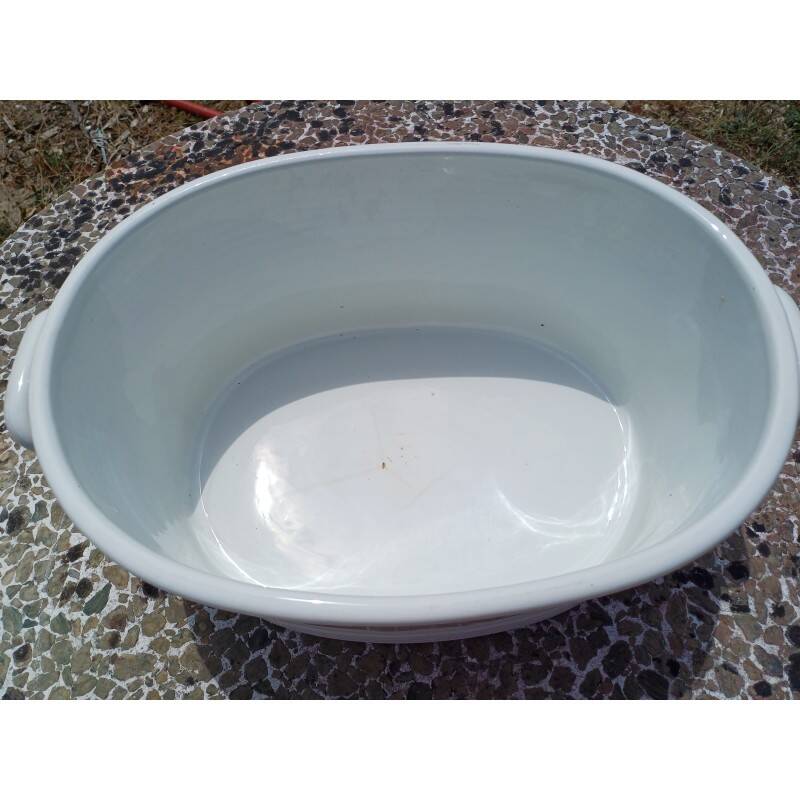 Earthenware planter: BF Belgium 19th century