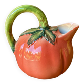 Jug in tomato slipware