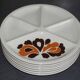 Vintage Le Creuset flower plates