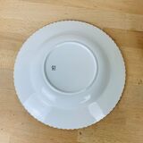 Lot de 6 assiettes creuses faïence vintage