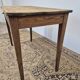 Rustic farmhouse table/desk in solid oak and antique fir 1950s