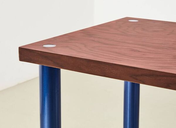 Prototype de table à manger Small Donau par Ettore Sottsass pour Leitner 1986