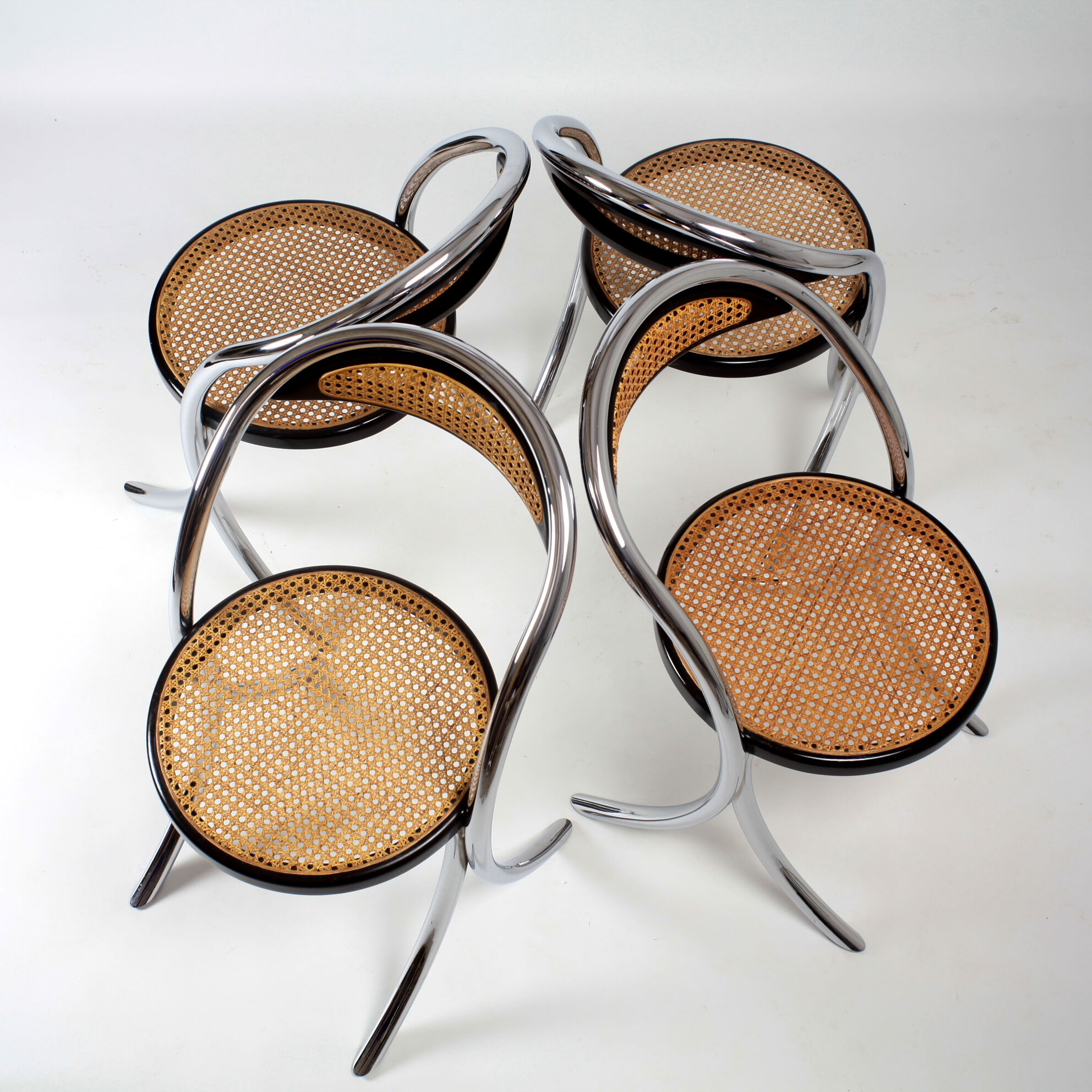 Set of 4 chairs Italy 1970