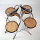 Set of 4 chairs Italy 1970