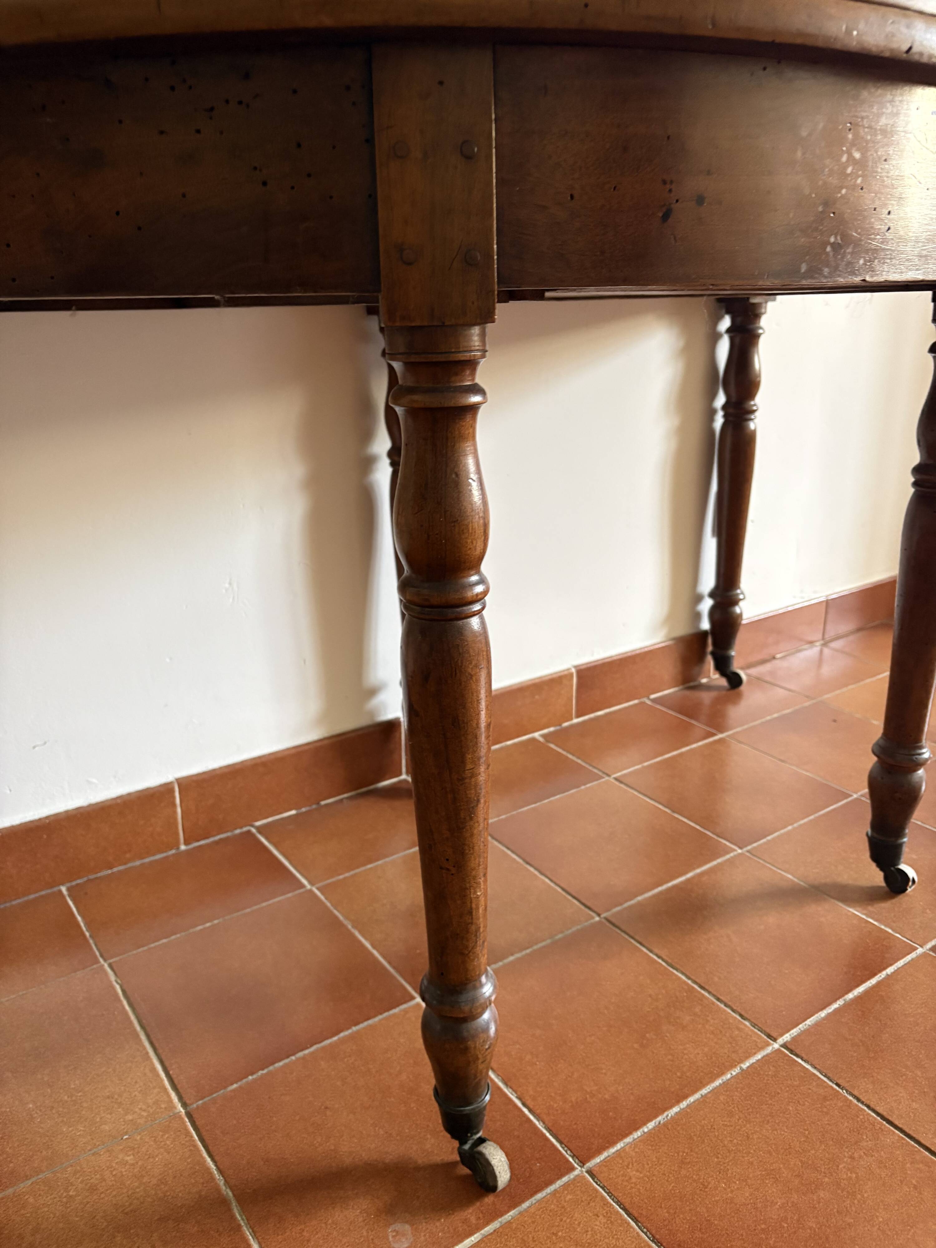 Folding table / half-moon console Solid Wood