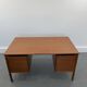 Mid-century teak freestanding desk from gv mobler, 1970s