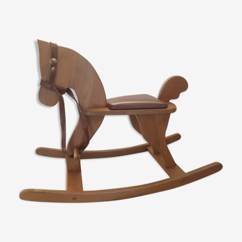 Rocking horse, wooden toy