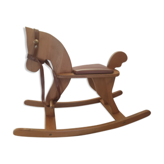 Rocking horse, wooden toy