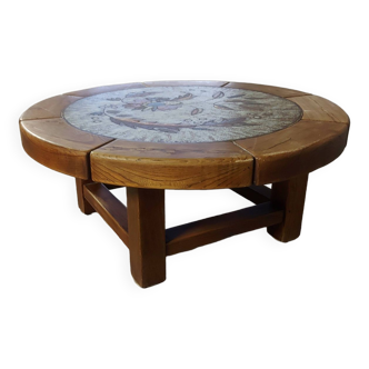Vintage 60'S ceramic coffee table