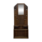 Vestiaire en chêne d'époque Art déco des années 1930