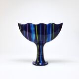 Large Postmodern Ceramic Vase by Jesper Packness, Memphis Style, Denmark