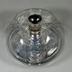 1960s 1970s Wall or Ceiling Lamp "Wave" by Koch & Lowy for Peill & Putzler