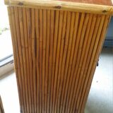 Pair of rattan bedsides