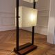 Lampe maison Arlus Acier et Teck