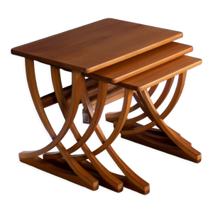 tables gigognes en teck