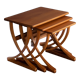 Retro Teak 1960s Nathan Nest Of Three Side Coffee Tables