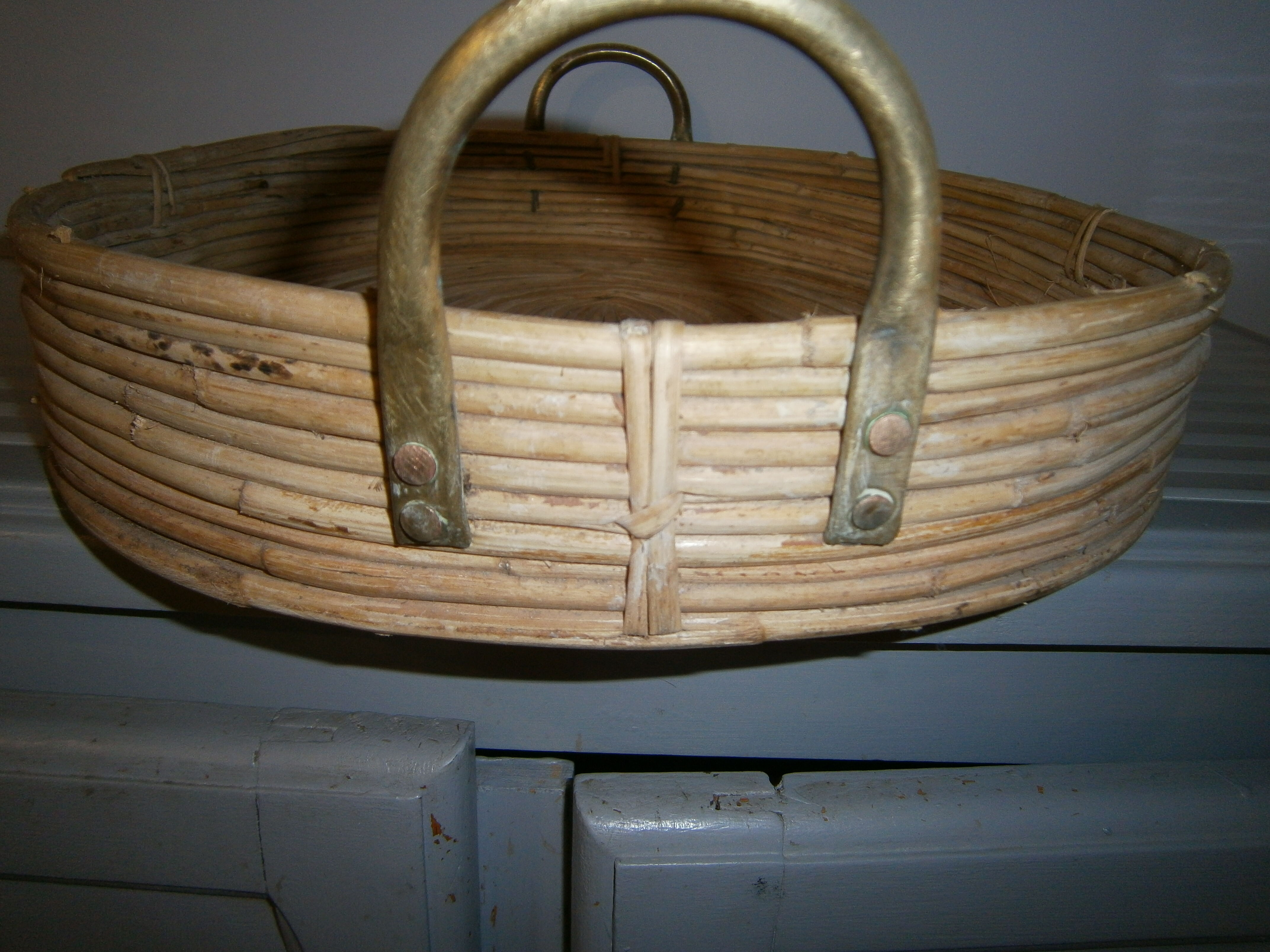 Rattan tray