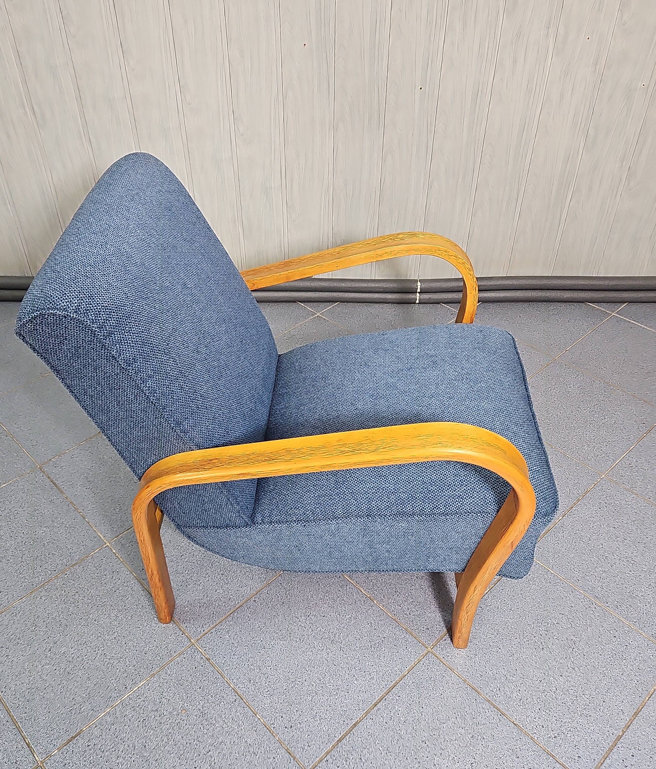Pair of armchairs designed by K. Koželka & Antonín Kropáček for  Interier Praha Czechoslovakia 1950.