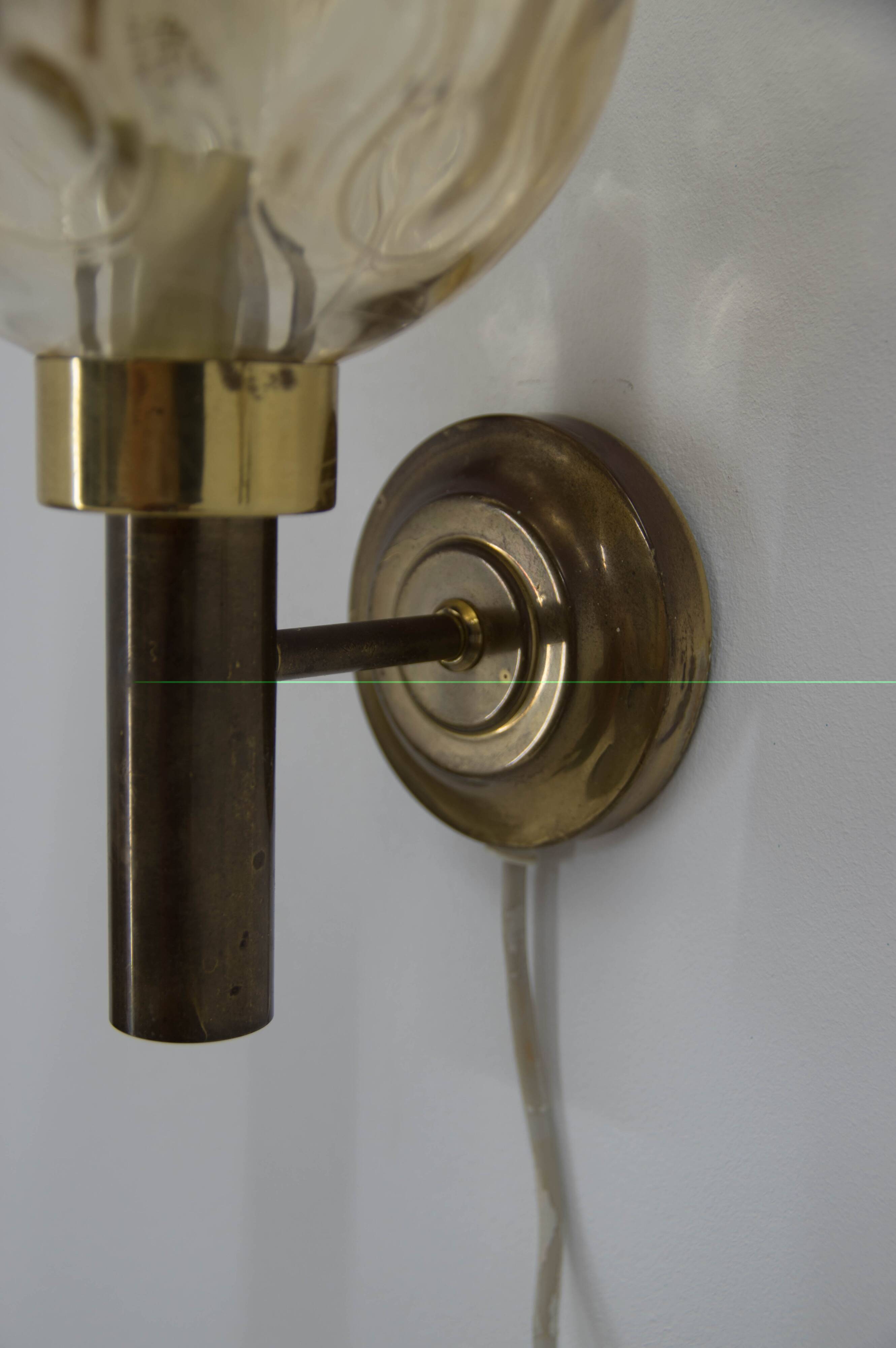 Set of Two Wall Lamps, Denmark, 1970s