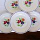 6 vintage dinner plates from the Badonviller factory