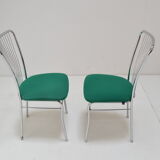 Pair of Mid-century Chrome Chairs,Nowy Styl,circa 1980's.
