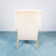 Armchair beech velvet design 1950s vintage