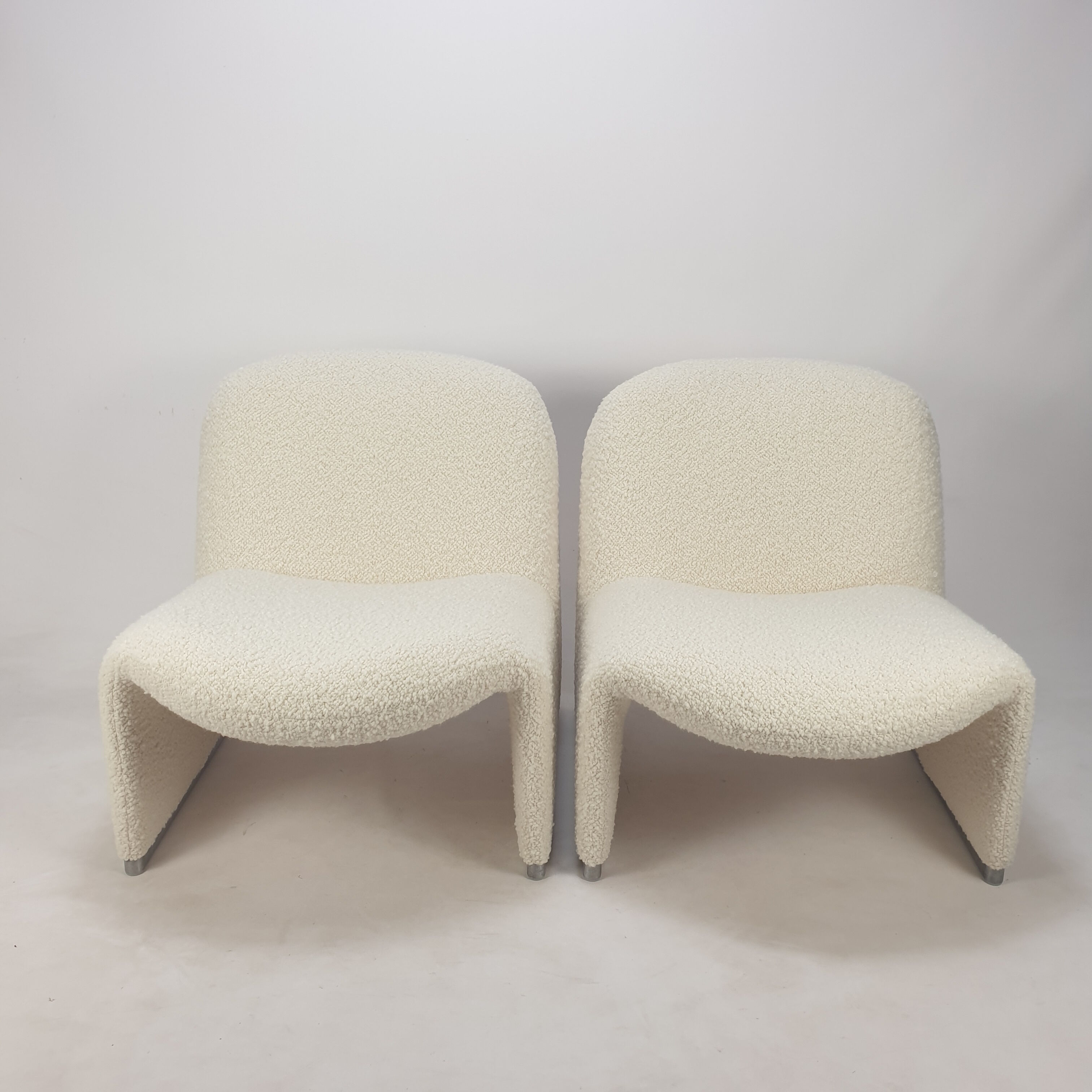Set of 2 Alky Lounge Chairs by Giancarlo Piretti for Artifort, 1970s