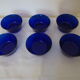 6 duralex cobalt blue glass ramekins