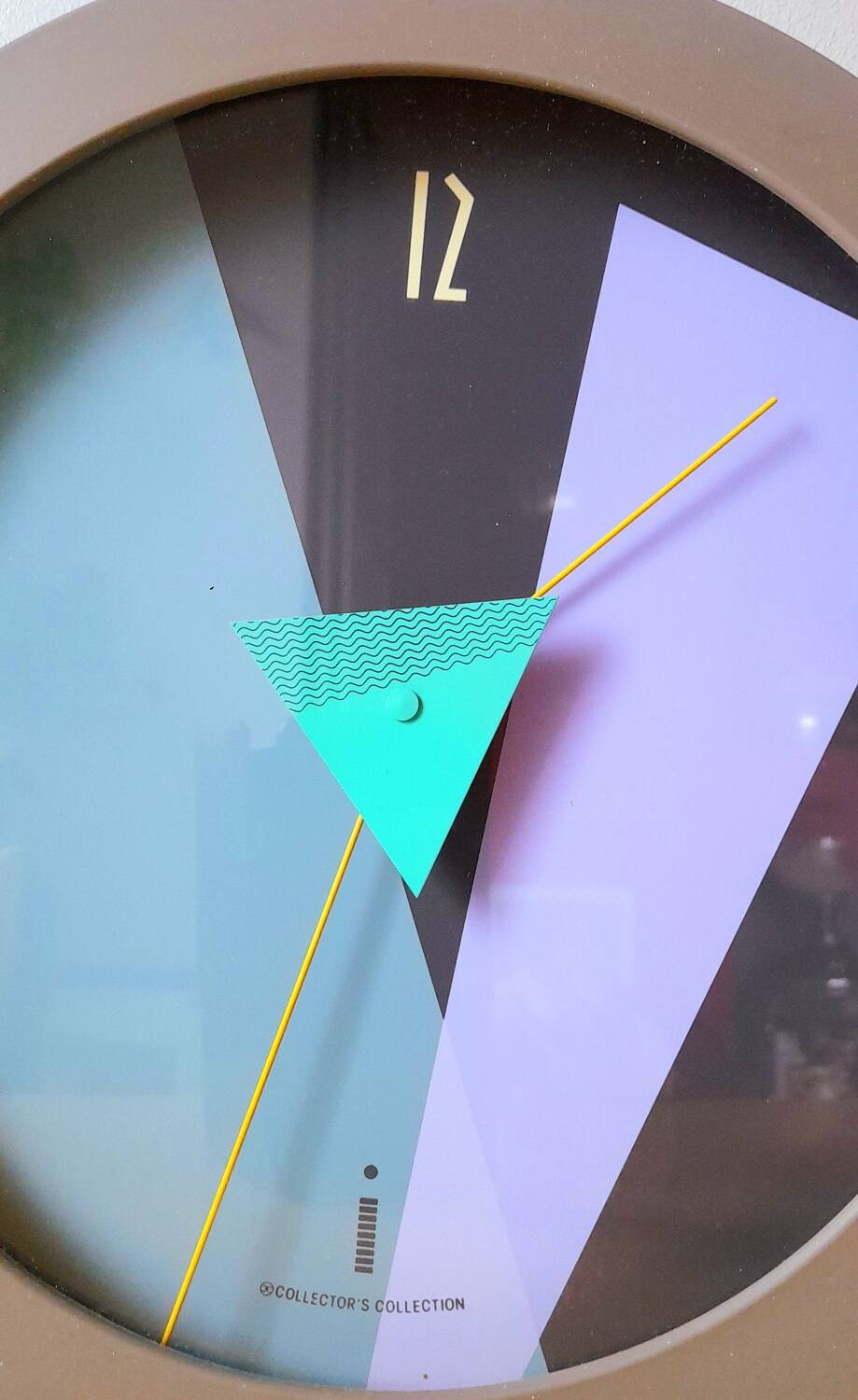 Spring cube wall clock Nicolai Canetti 80s