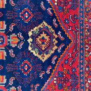 Tapis ancien persan Malayer couloir 109x525 cm