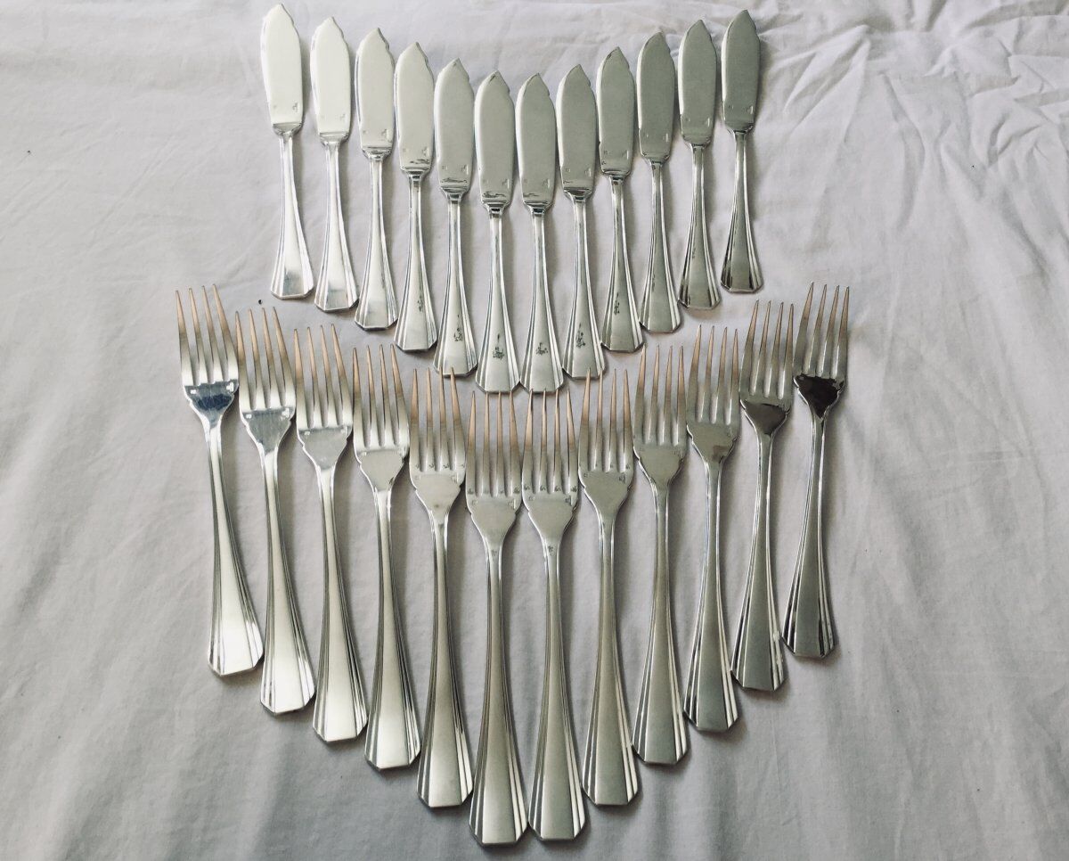 24 cutlery at poisson christofle boréal