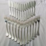 24 couverts à poisson christofle boréal