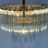 Mid-century modern chandelier by Gaetano Sciolari, 1970s