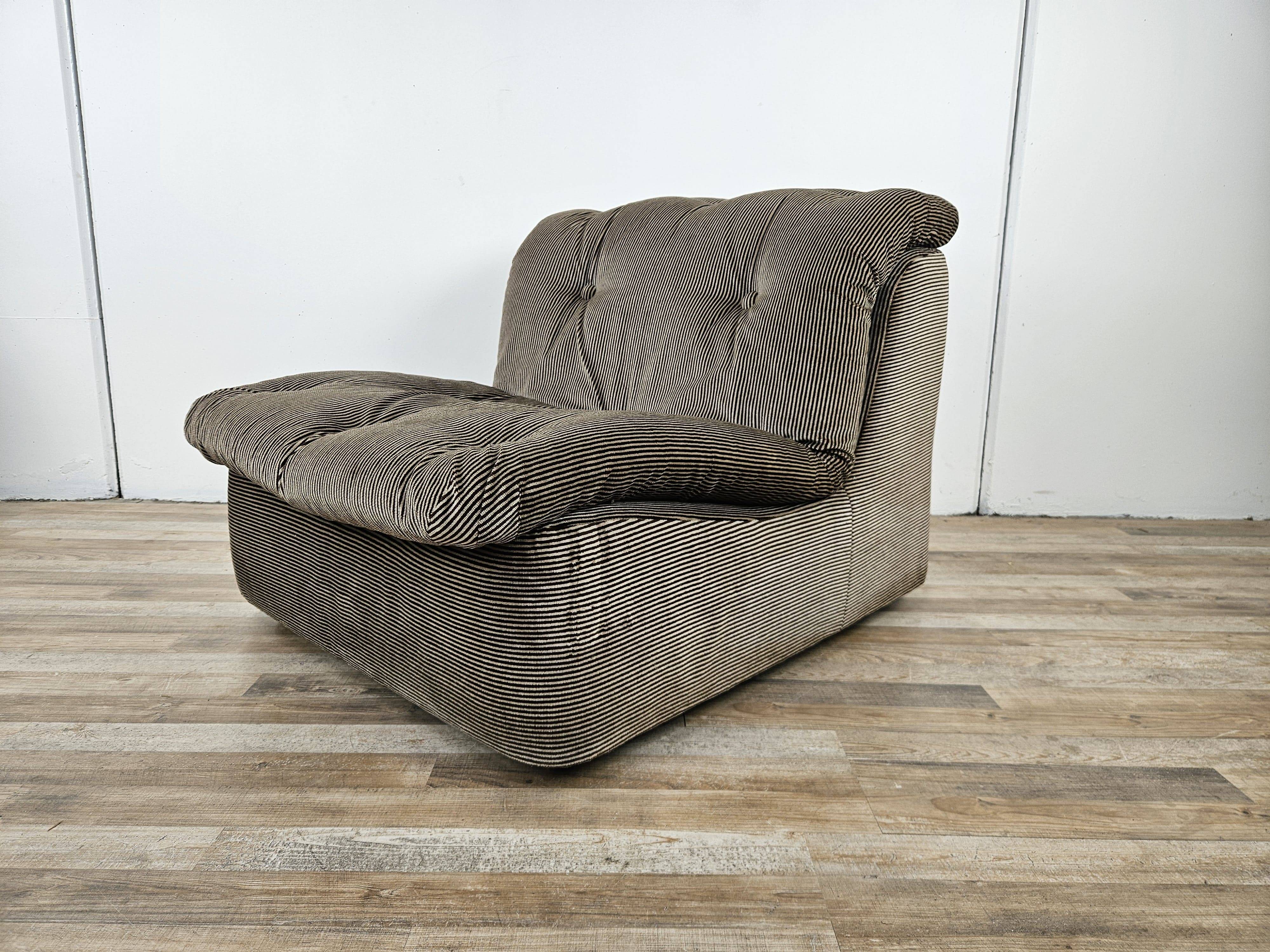 Fauteuil italien vintage des années 70
