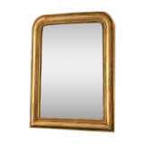 Mirror fireplace trumeau Louis philippe gilded, 105x77 cm