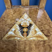 Set of 2 painted Swedish chairs