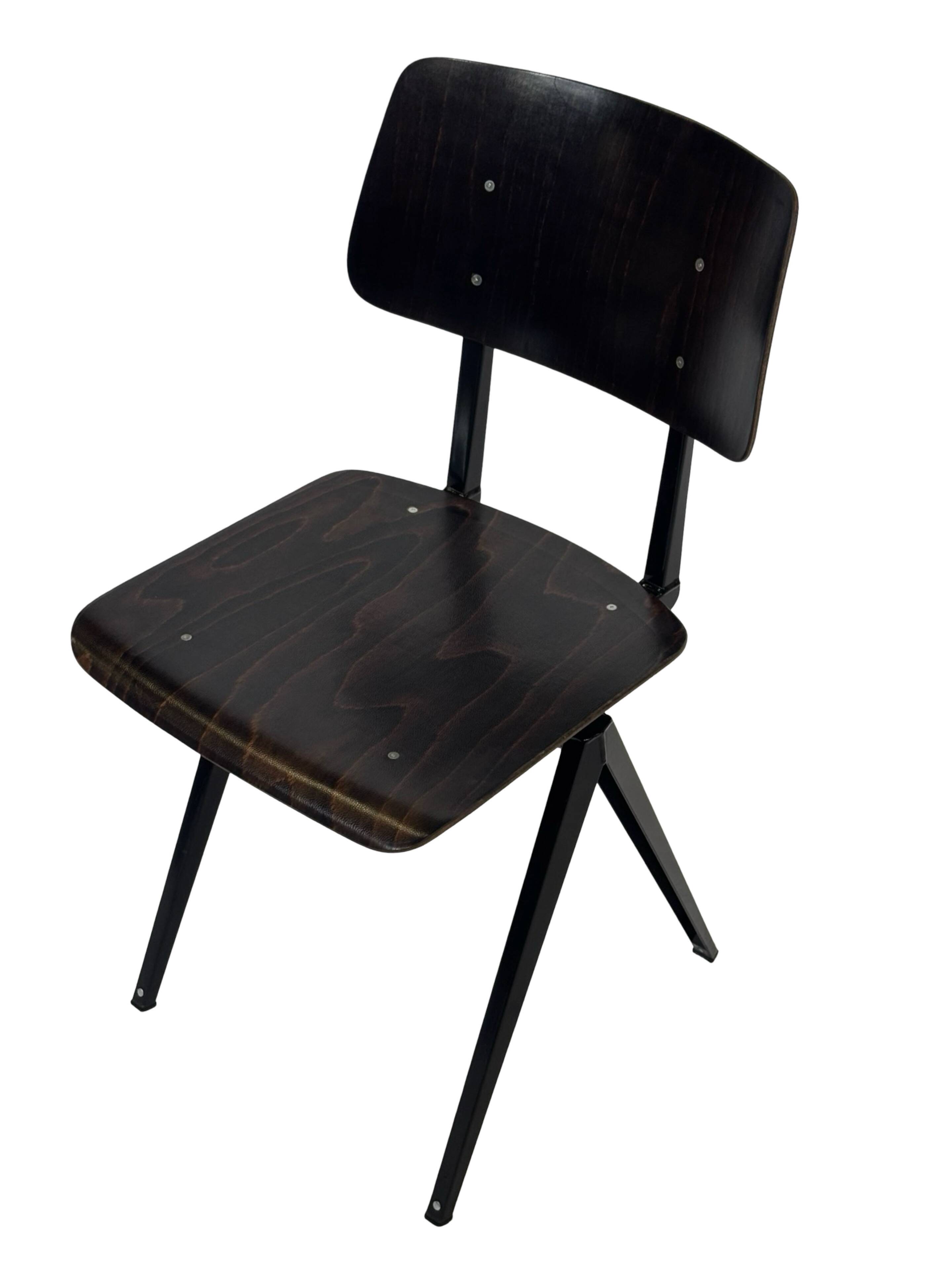 Galvanitas S16 School Chair Dining Chair Design Black Frame