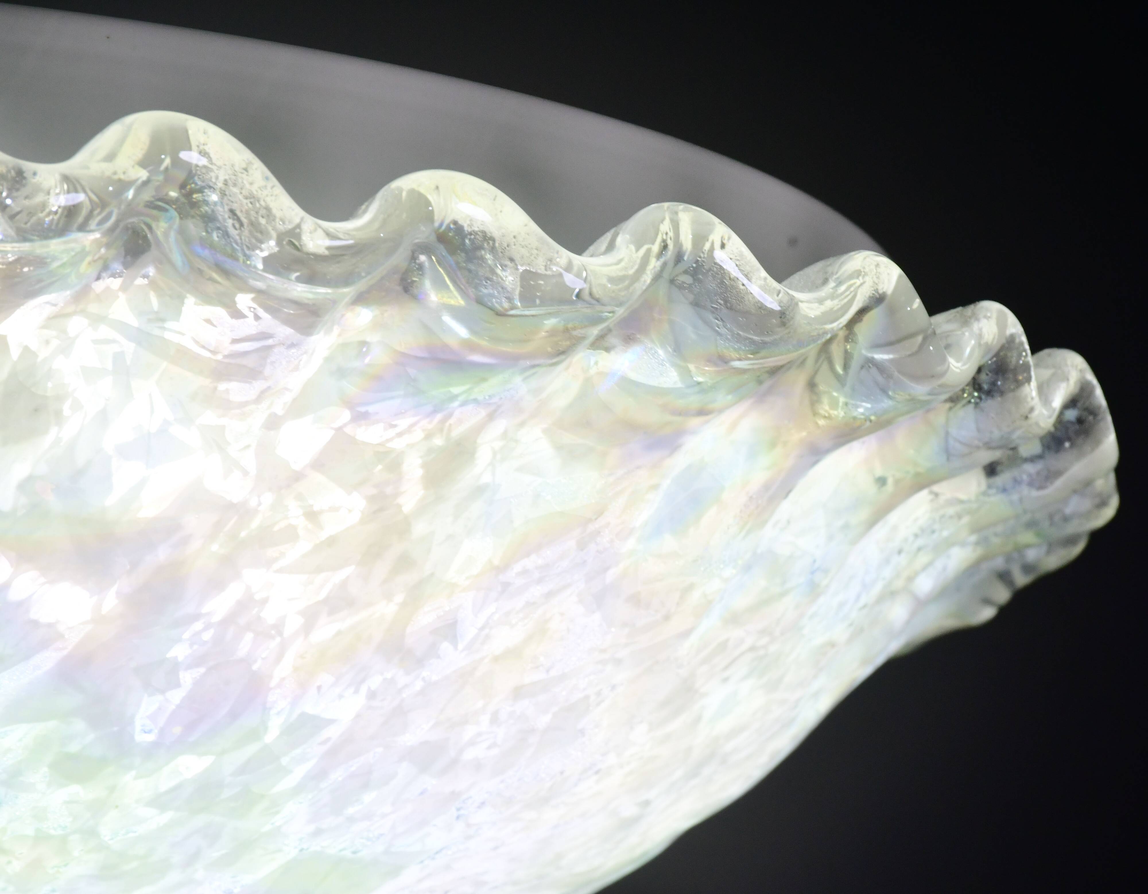 Plafonnier vintage multicolore en verre de Murano arc-en-ciel, années 1970