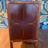 Commode osier et rotin