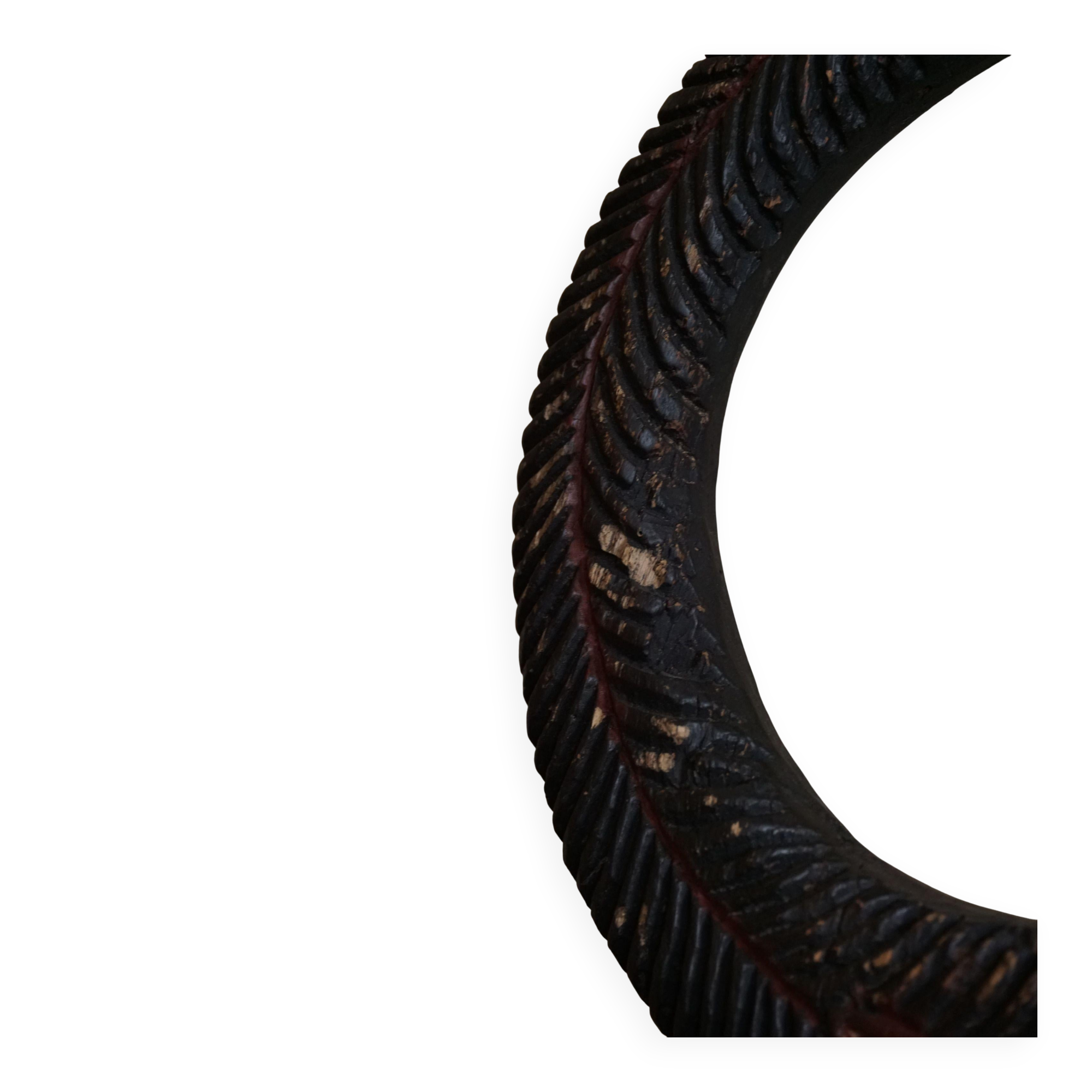 Grand Baule tribal mask Kple Kple African wooden, Ivory Coast, mid-20th century.