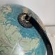 Globe vintage 1978 terrestre mappemonde Taride tripode - 28 cm
