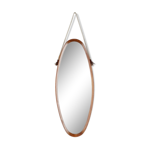 miroir ovale avec cadre
