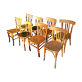 Set of 8 chairs Bistro mismatched